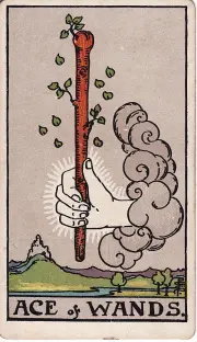 Lá Át Gậy (Ace of Wands)