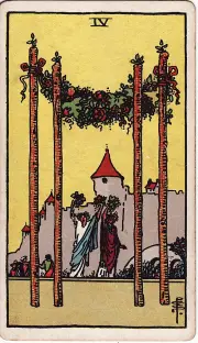 Lá 4 Gậy (Four of Wands)