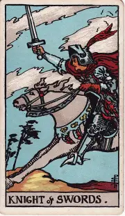Lá Hiệp Sĩ Kiếm (Knight of Swords)