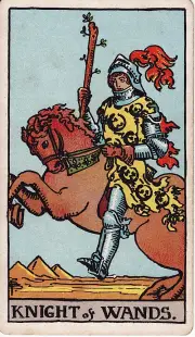 Lá Hiệp Sĩ Gậy (Knight of Wands)
