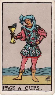 Lá Tiểu Đồng Cốc (Page of Cups)
