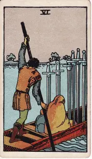 Lá 6 Kiếm (Six of Swords)