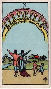 Lá 10 Cốc (Ten of Cups)
