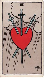 Lá 3 Kiếm (Three of Swords)